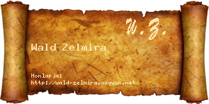 Wald Zelmira névjegykártya